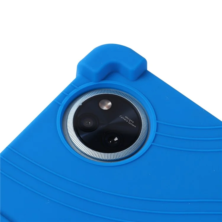 Pour Doogee U11 / U11 Pro Étui en silicone avec support Coque de protection robuste - Bleu foncé