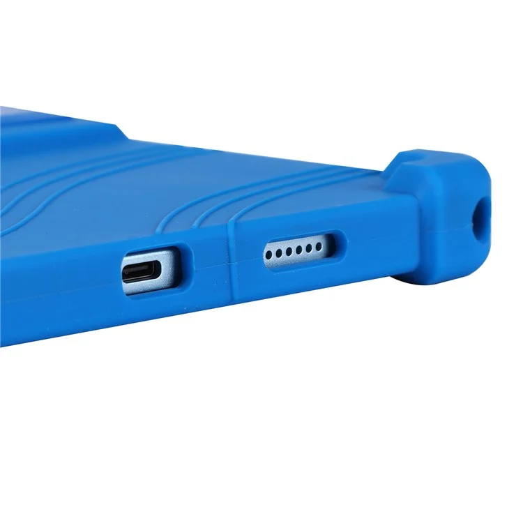 Pour Doogee U11 / U11 Pro Étui en silicone avec support Coque de protection robuste - Bleu foncé