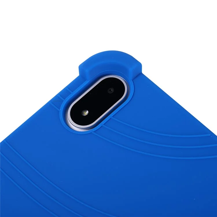 Funda de Silicona con Soporte para Oppo Pad 4 Pro - Cubierta Protectora Resistente, Azul Oscuro
