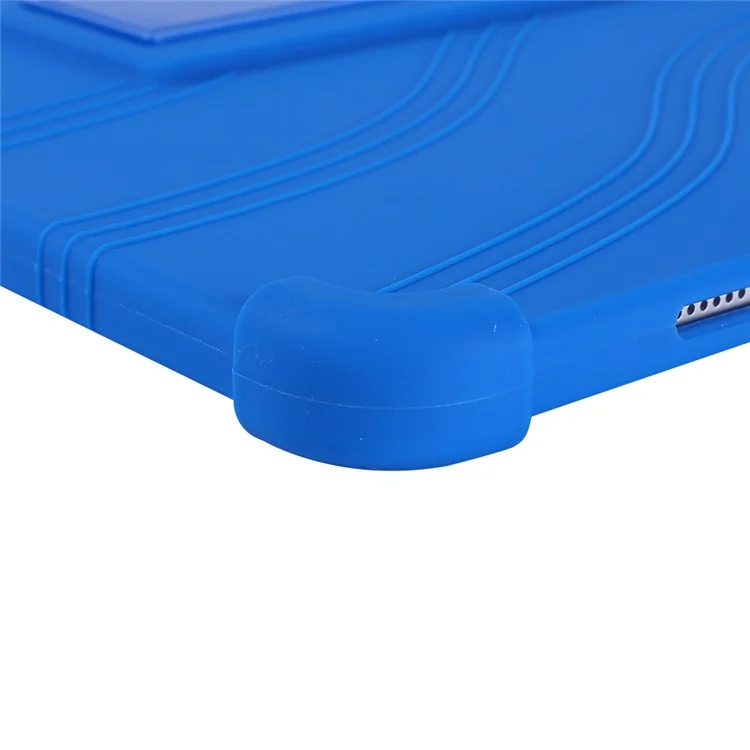 Funda de Silicona con Soporte para Oppo Pad 4 Pro - Cubierta Protectora Resistente, Azul Oscuro