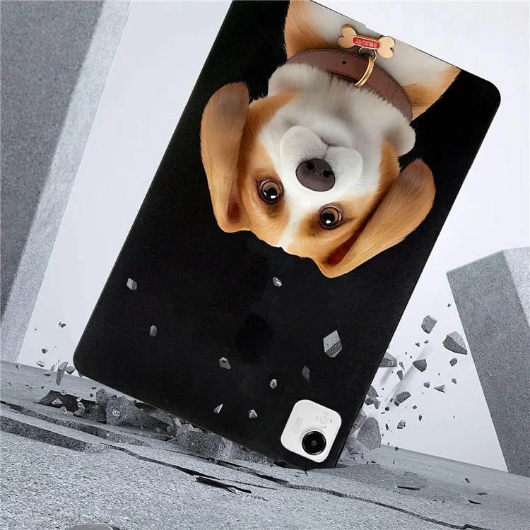 For Honor Pad X9a Hülle mit Muster-Druck Slim TPU Tablet Schutzhülle - Harrier Beagle