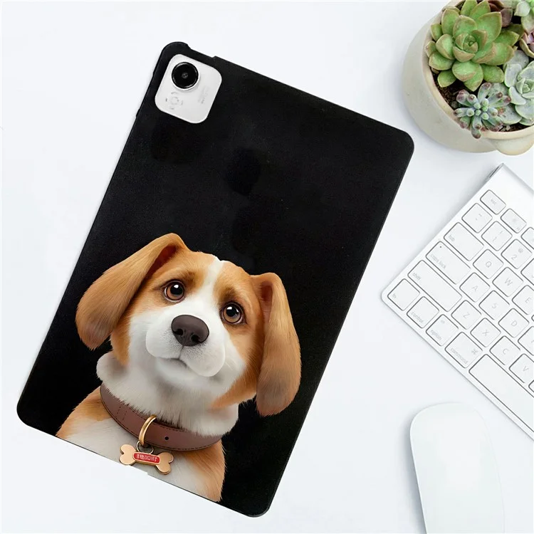 For Honor Pad X9a Hülle mit Muster-Druck Slim TPU Tablet Schutzhülle - Harrier Beagle