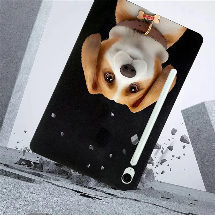 Pour Samsung Galaxy Tab S10 FE+ Étui à Motif Imprimé Housse de Protection Fine en TPU - Harrier Beagle