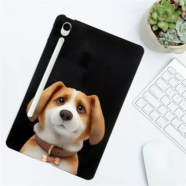 Pour Samsung Galaxy Tab S10 FE+ Étui à Motif Imprimé Housse de Protection Fine en TPU - Harrier Beagle