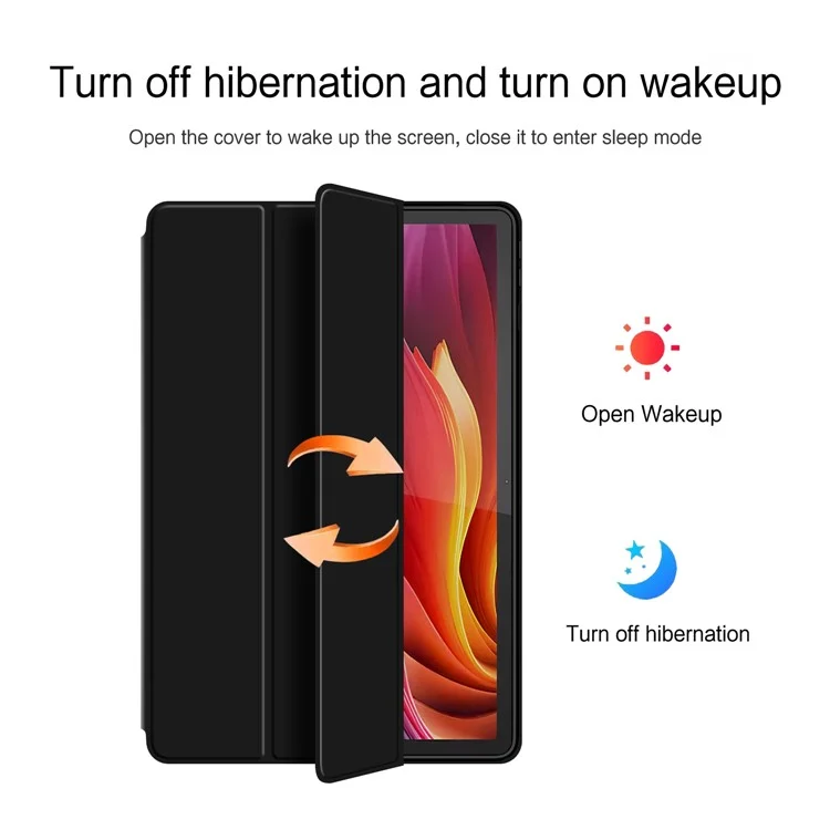 Чехол для планшета Lenovo Tab K11 Plus из искусственной кожи с функцией подставки и TPU задней крышкой