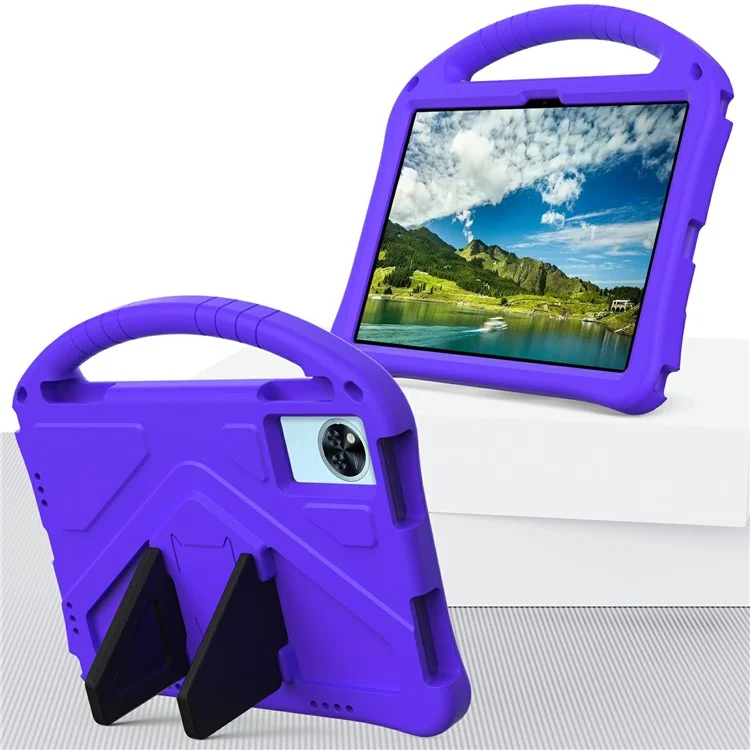 For Doogee U11  /  U11 Pro Case EVA Tablet Cover with Handle Kickstand Children Friendly - Purple