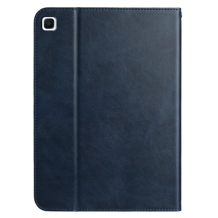 Stand Case for Samsung Galaxy Tab S6 Lite (2024) / (2022) / (2020) Auto Wake / Sleep PU Leather Tablet Cover with Wallet / Hand Strap - Blue