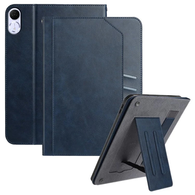 Capa para Tablet Honor Pad V9 / GT com Suporte - Case Automático Liga/Desliga em Couro PU com Carteira / Alça de Mão - Azul