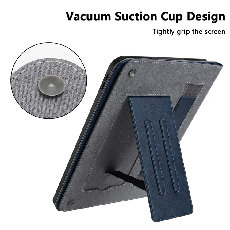 Capa para Tablet Honor Pad V9 / GT com Suporte - Case Automático Liga/Desliga em Couro PU com Carteira / Alça de Mão - Azul