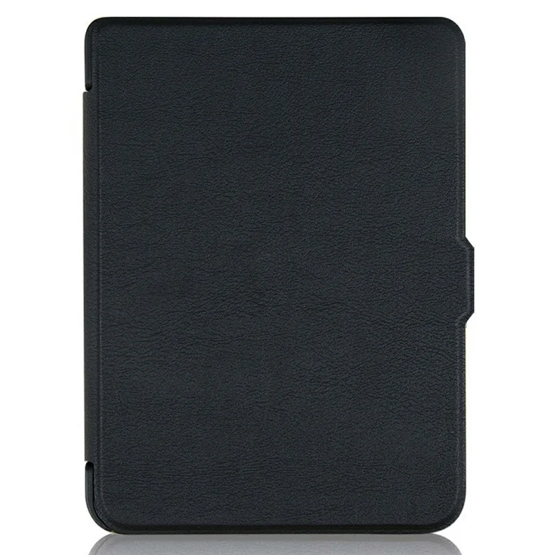 For Tolino Shine 4 Case Book Style PC + PU Leather E-Reader Protective Cover with Auto Sleep  /  Wake - Black