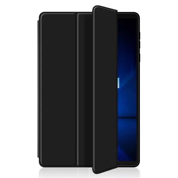 Étui pour Lenovo Legion Y700 (2025) en Cuir PU et TPU avec Support Pliant Arrière - Noir