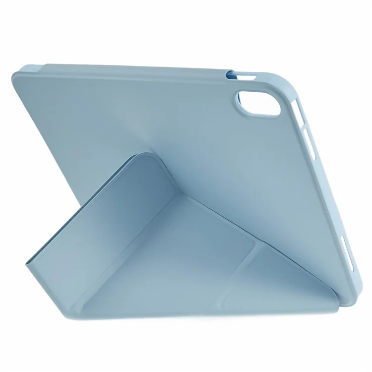 Tablet Case For iPad Air 11 (2025) / (2024) / Air (2022) / (2020) Origami Stand PU Leather + TPU Cover - Blue