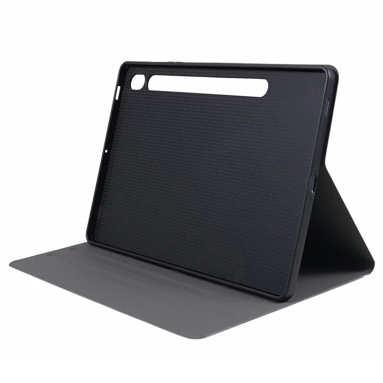 For Samsung Galaxy Tab S10 FE+ Case PU Leather Folding Stand Tablet Protective Cover - Blue