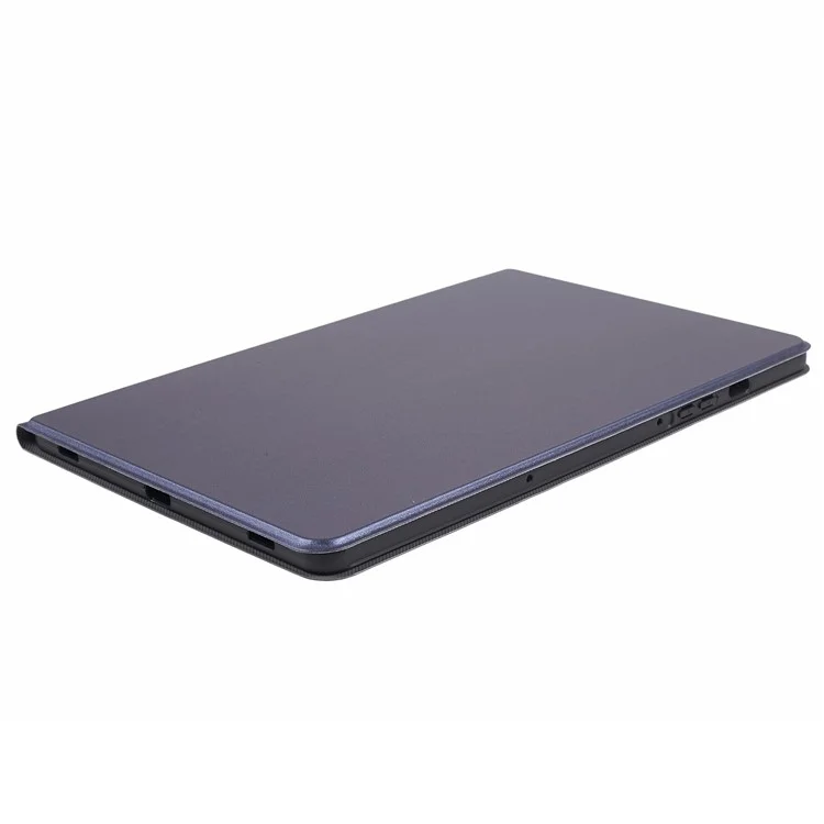 For Samsung Galaxy Tab S10 FE+ Case PU Leather Folding Stand Tablet Protective Cover - Blue