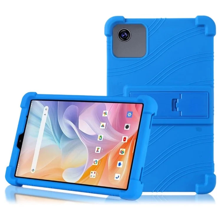 Cover in silicone per Alldocube iPlay 60 mini con supporto - Custodia protettiva robusta - Blu scuro