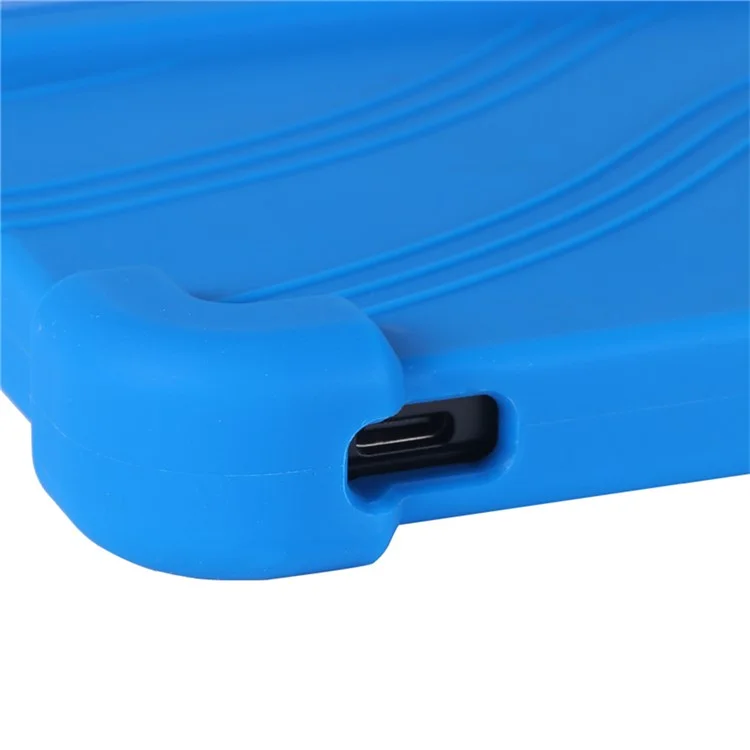 Cover in silicone per Alldocube iPlay 60 mini con supporto - Custodia protettiva robusta - Blu scuro