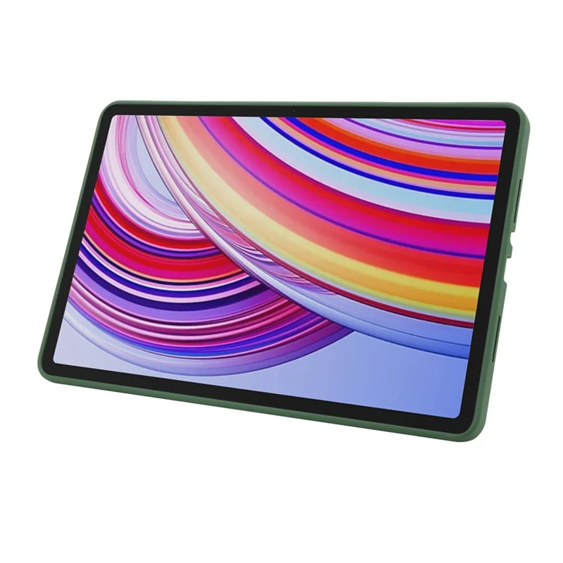 For Xiaomi Redmi Pad Pro / Pad Pro 5G Case with Kickstand TPU + PC Skin-Touch Tablet Cover - Green