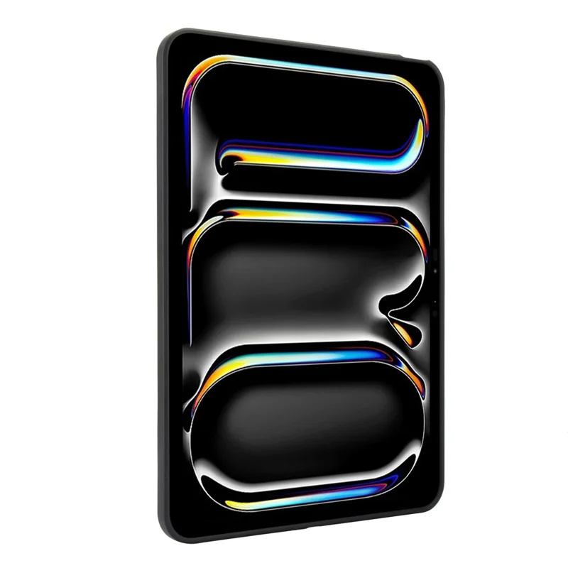 For iPad Pro 12.9 (2022) / (2021) / (2020) / (2018) Case with Kickstand TPU + PC Skin-Touch Tablet Cover - Black