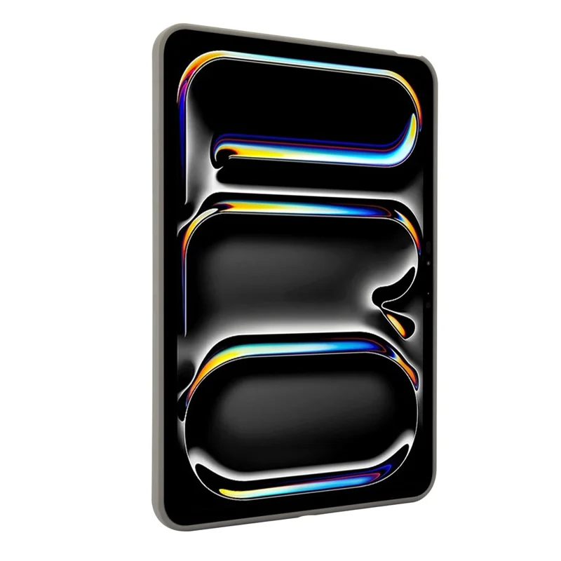 For iPad Pro 12.9 (2022) / (2021) / (2020) / (2018) Case with Kickstand TPU + PC Skin-Touch Tablet Cover - Grey