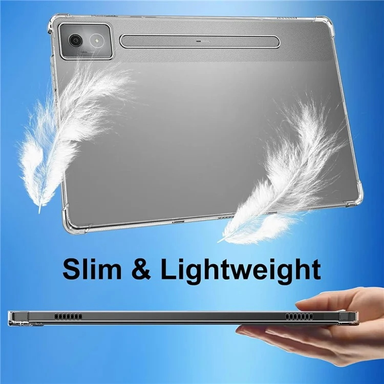 Capa para Tablet Lenovo Idea Tab Pro - Proteção Antichoque de 4 Cantos em TPU Transparente