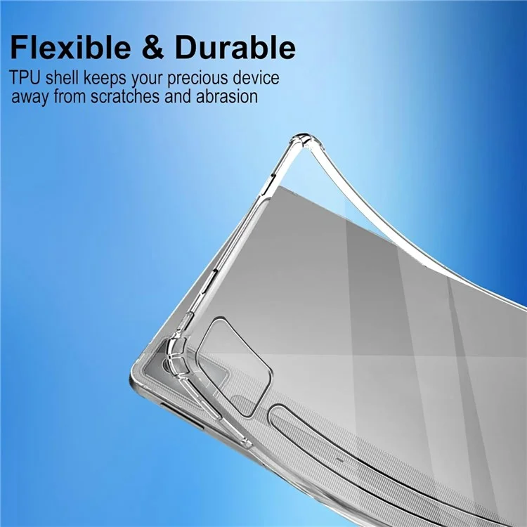 Capa para Tablet Lenovo Idea Tab Pro - Proteção Antichoque de 4 Cantos em TPU Transparente