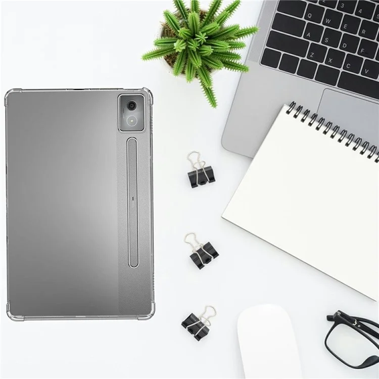 Capa para Tablet Lenovo Idea Tab Pro - Proteção Antichoque de 4 Cantos em TPU Transparente
