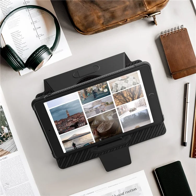 Cover per Tablet iPad 10.2 (2021) / (2019) / (2020) / Pro 10.5 pollici (2017) / Air 10.5 pollici (2019) Staccabile PC + TPE + Pelle PU Custodia a Libro - Rosa