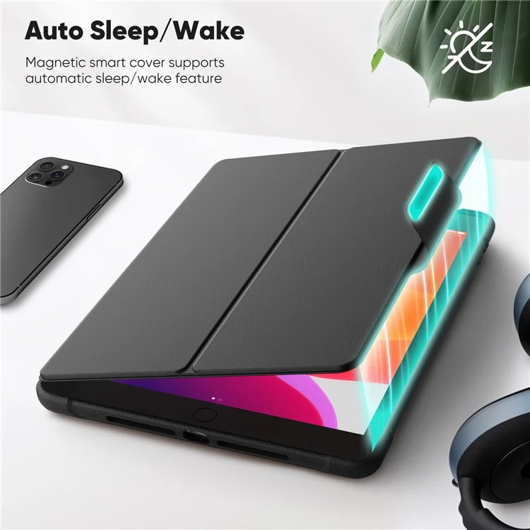Cover per Tablet iPad 10.2 (2021) / (2019) / (2020) / Pro 10.5 pollici (2017) / Air 10.5 pollici (2019) Staccabile PC + TPE + Pelle PU Custodia a Libro - Rosa
