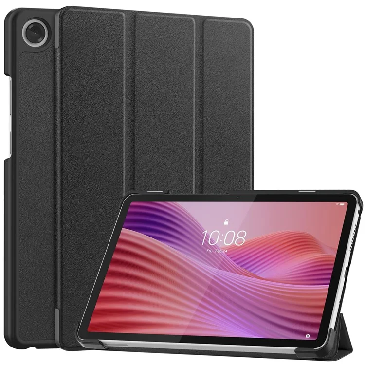 For Lenovo Tab K9  /  Tab One Case Anti-Drop Leather Stand Tablet Cover - Black