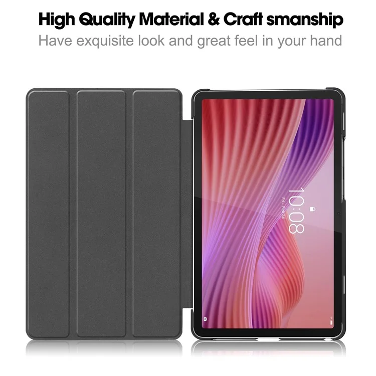 For Lenovo Tab K9  /  Tab One Case Anti-Drop Leather Stand Tablet Cover - Black