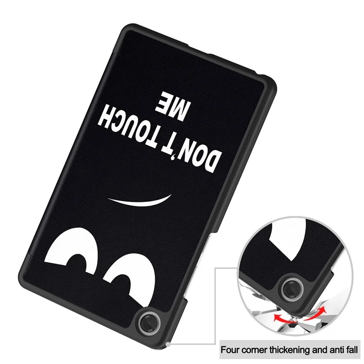 For Lenovo Tab K9  /  Tab One Case Pattern Print Leather Stand Tablet Cover - Don't Touch Me