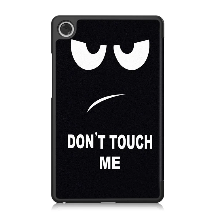 For Lenovo Tab K9  /  Tab One Case Pattern Print Leather Stand Tablet Cover - Don't Touch Me
