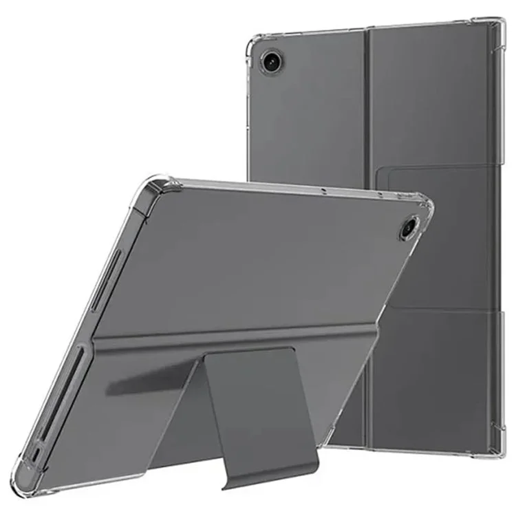 Cover trasparente in TPU per Lenovo Tab Plus + 2 Pellicole Protettive in Vetro Temperato