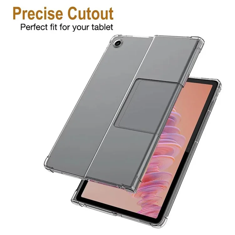 Cover trasparente in TPU per Lenovo Tab Plus + 2 Pellicole Protettive in Vetro Temperato