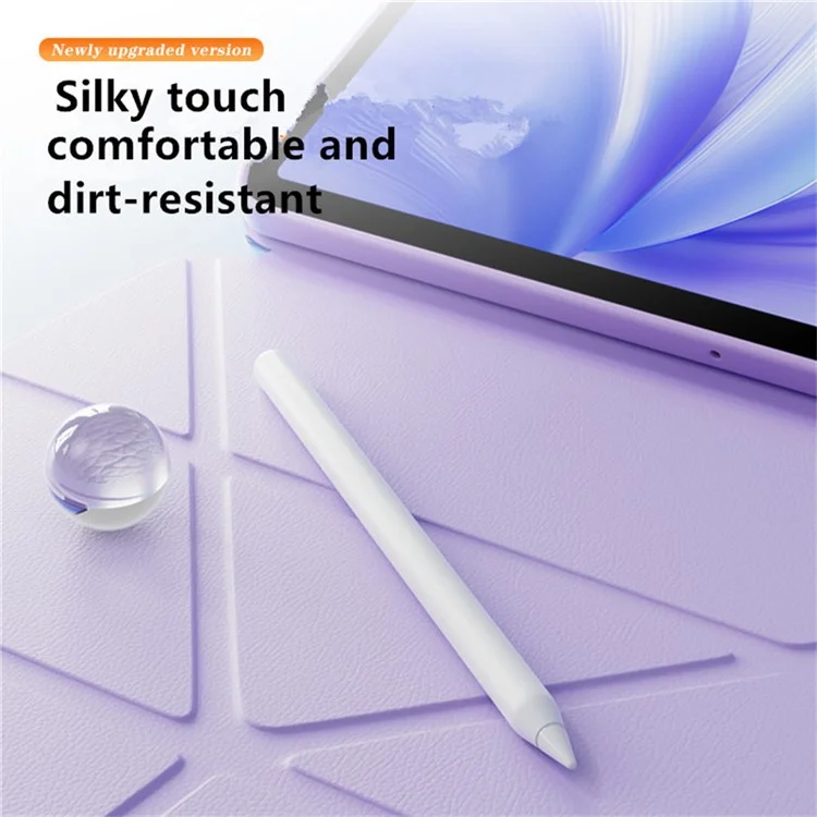 For iPad Pro 13 (2024) Case Folding Stand Magnetic Detachable Tablet Cover with Auto Sleep Wake - Black