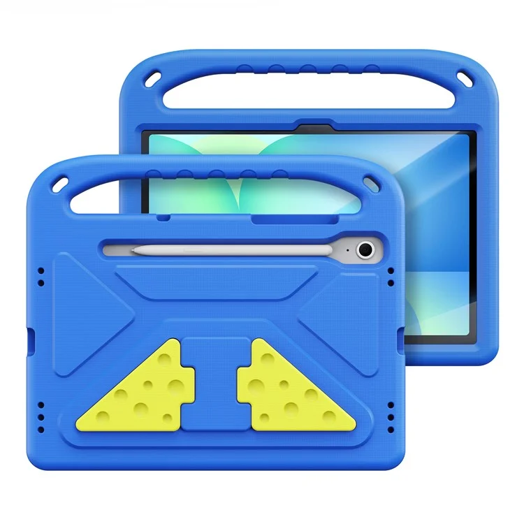Funda para Tablet DUX DUCIS Puff Series para Samsung Galaxy Tab S10 FE / S9 / S9 FE / S8 / S7, Soporte Infantil de EVA a Prueba de Golpes - Azul