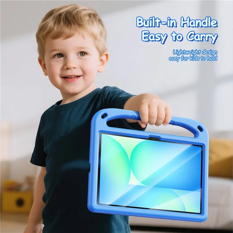 Funda para Tablet DUX DUCIS Puff Series para Samsung Galaxy Tab S10 FE / S9 / S9 FE / S8 / S7, Soporte Infantil de EVA a Prueba de Golpes - Azul