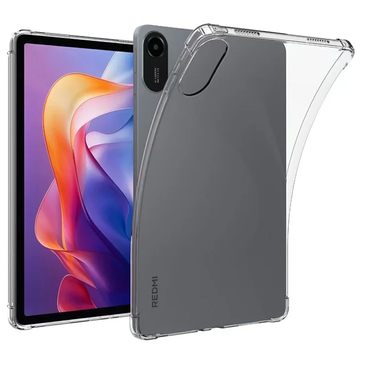Чехол для планшета Xiaomi Redmi Pad 2 с защитой от ударов по четырем углам, прозрачный TPU-чехол