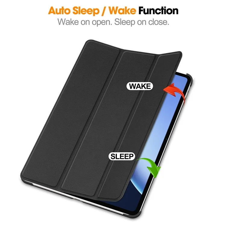 Funda para Oppo Pad 4 Pro Antigolpes con Soporte de Cuero - Negro