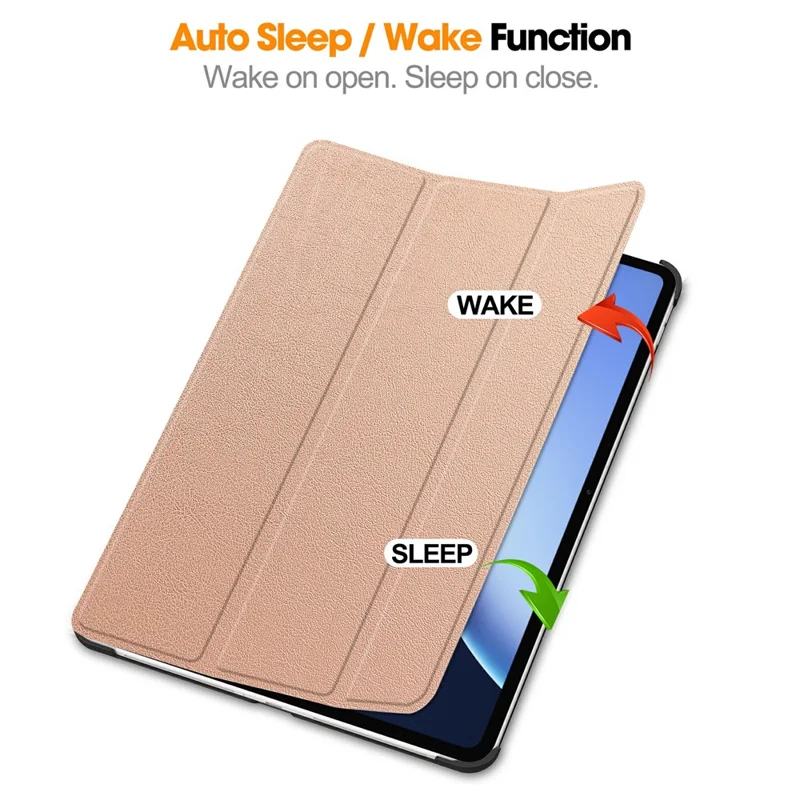 For Oppo Pad 4 Pro / OnePlus Pad 3 / Pad 2 Pro Case Anti-Drop Leather Stand Tablet Cover - Rose Gold