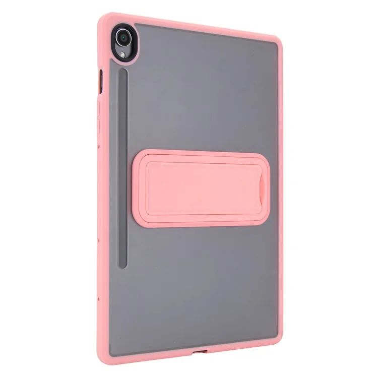 For Samsung Galaxy S9 / S9 FE Case with Kickstand TPU + PC Skin-Touch Tablet Cover - Pink