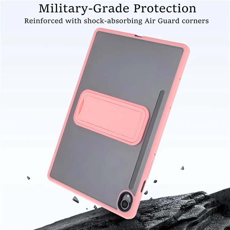 For Samsung Galaxy S9 / S9 FE Case with Kickstand TPU + PC Skin-Touch Tablet Cover - Pink