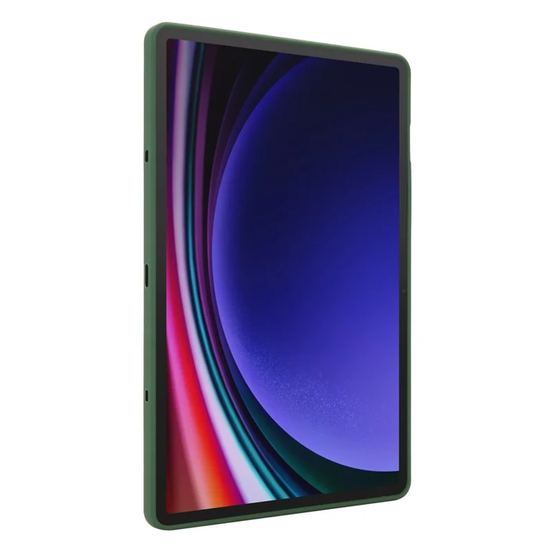 For Samsung Galaxy S10 FE / S9 FE / S9 Case with Kickstand TPU + PC Skin-Touch Tablet Cover - Green