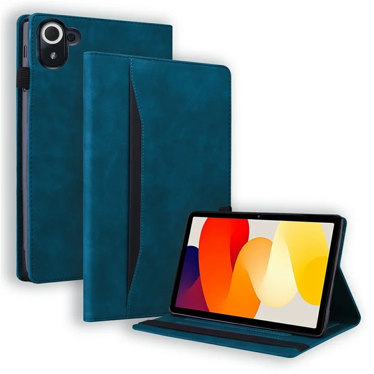 For Xiaomi Redmi Pad 8.8 2025 Case PU Leather Protective Folio Tablet Cover with Card Holder - Blue