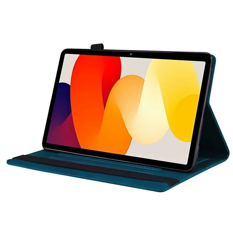 For Xiaomi Redmi Pad 8.8 2025 Case PU Leather Protective Folio Tablet Cover with Card Holder - Blue