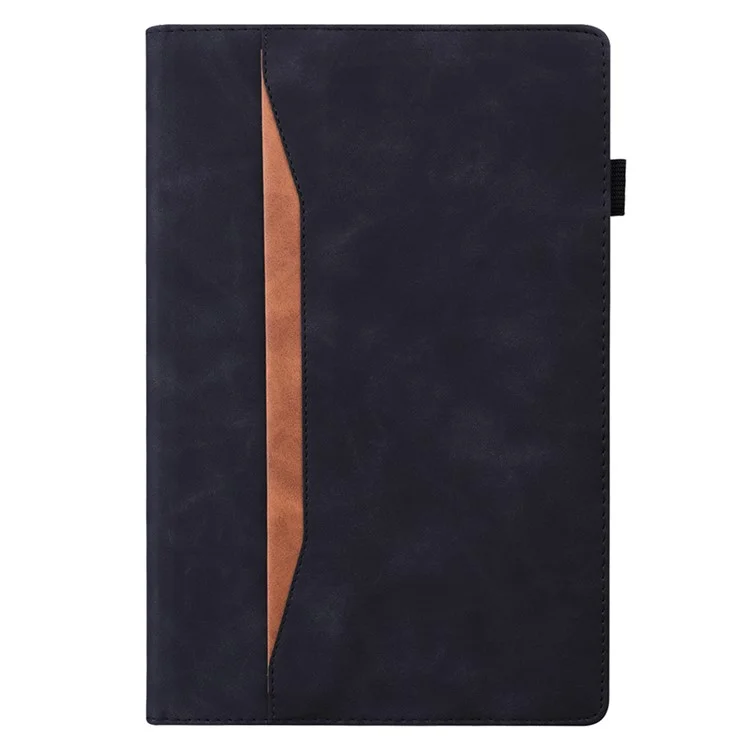 For Oppo Pad SE Case PU Leather Protective Folio Tablet Cover with Card Holder - Black