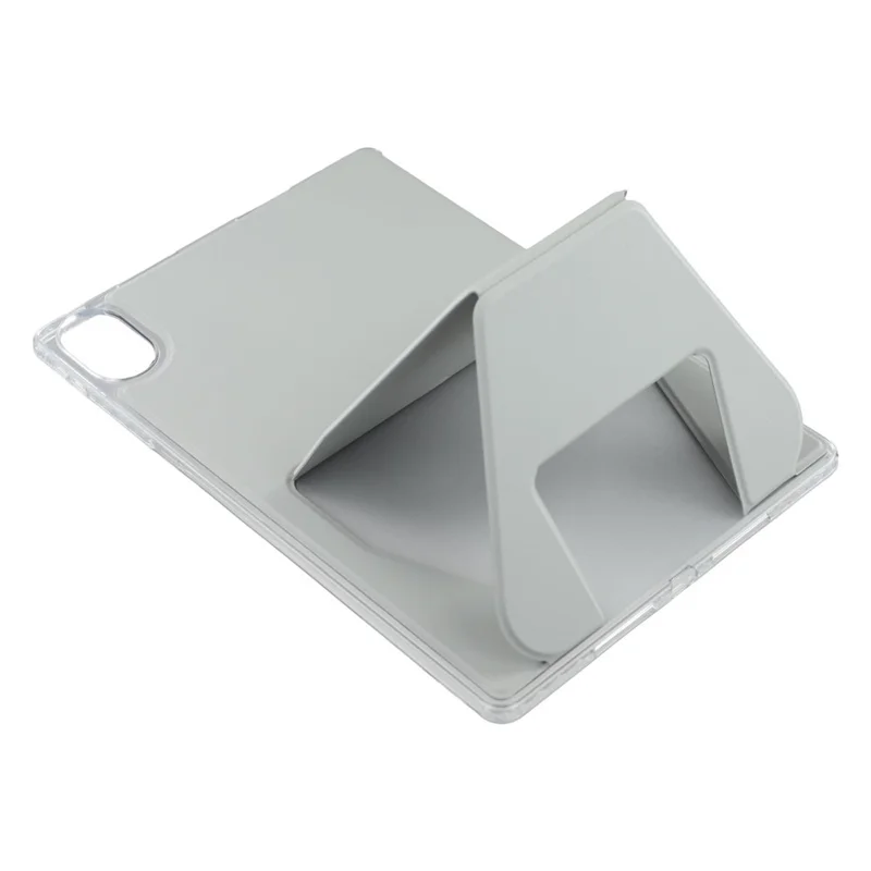 For Huawei MatePad Air (2024)  /  MatePad 12 X Case TPU PU Leather Kickstand Tablet Cover - Grey
