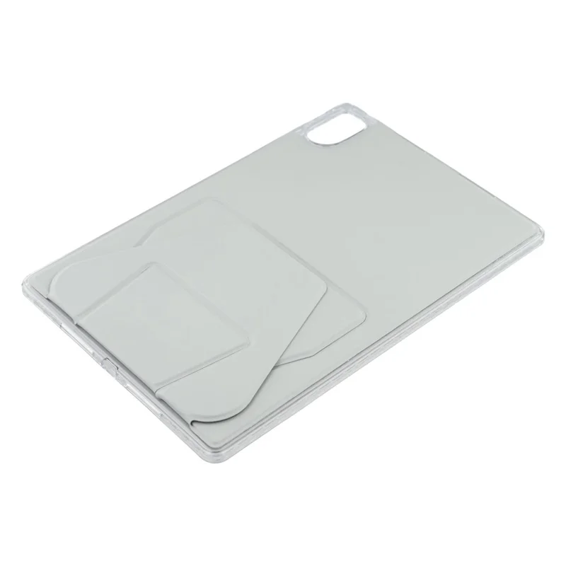 For Huawei MatePad Air (2024)  /  MatePad 12 X Case TPU PU Leather Kickstand Tablet Cover - Grey
