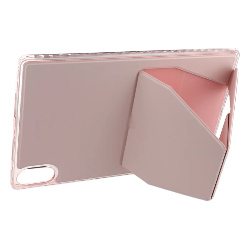 For Huawei MatePad Air (2024)  /  MatePad 12 X Case TPU PU Leather Kickstand Tablet Cover - Pink