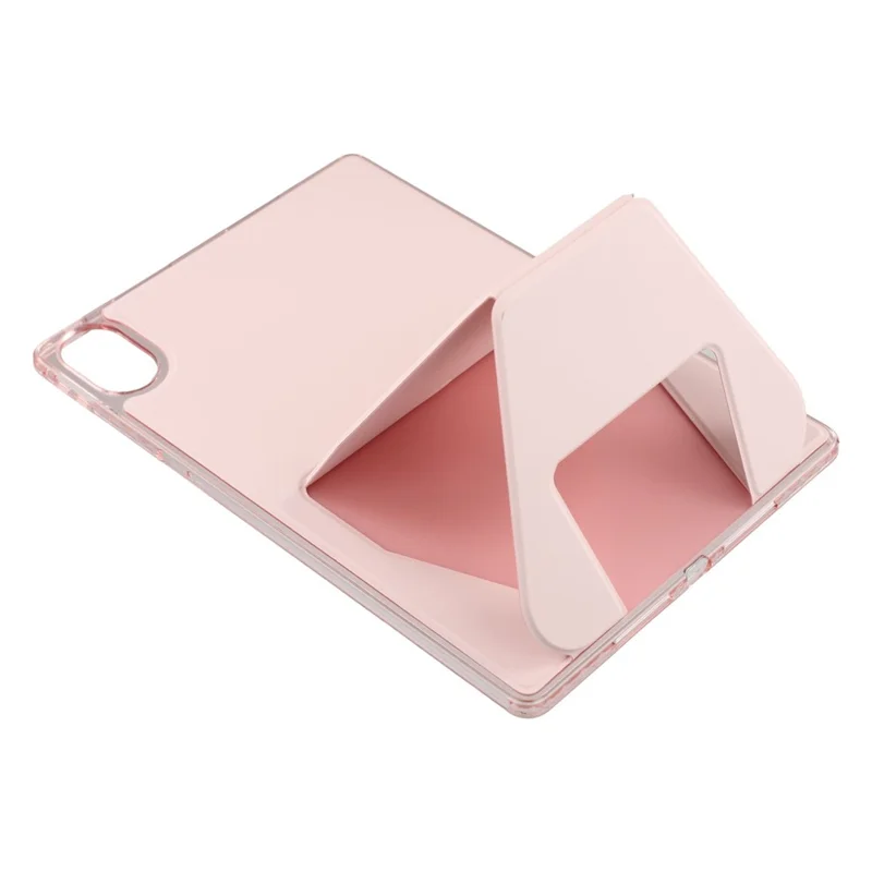 For Huawei MatePad Air (2024)  /  MatePad 12 X Case TPU PU Leather Kickstand Tablet Cover - Pink